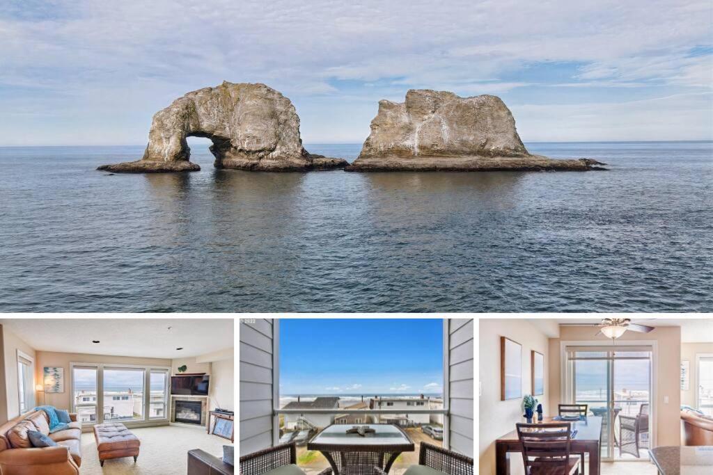 Rockaway Oceanview Condo,Steps To The Beach & Downtown,W&D, Wifi Rockaway Beach Eksteriør billede